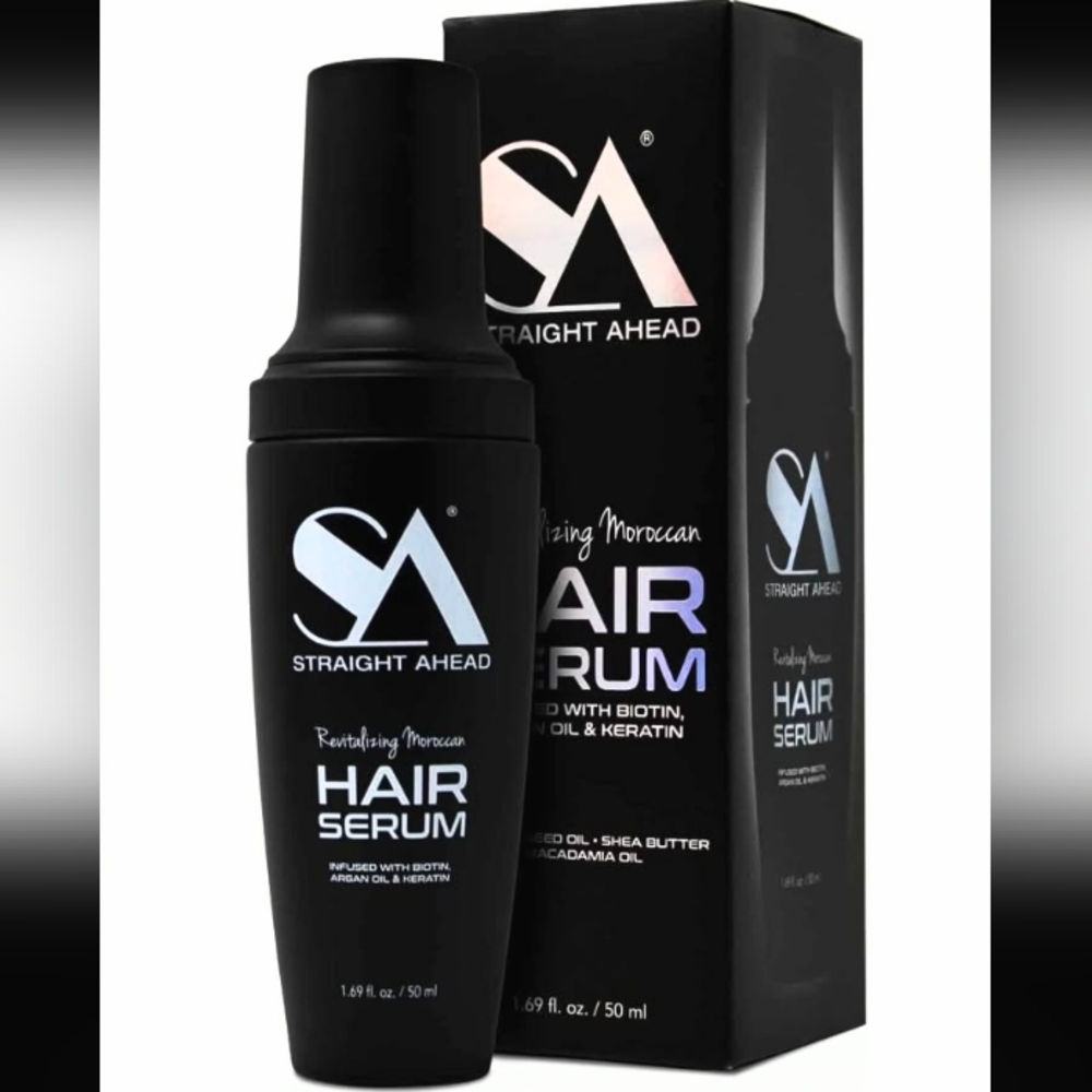 NWOT "Straight Ahead" Revitalizing Moroccan Hair Serum - 1.69 fl. oz